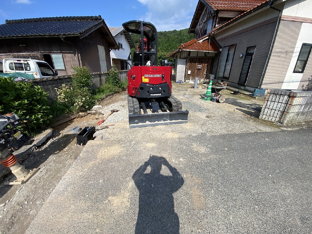 上下水本管取出し工事