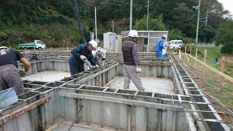 ☆基礎工事　立上打設☆