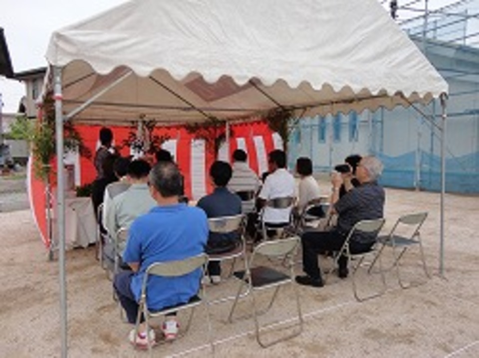 地鎮祭と起工式が無事終わりました！