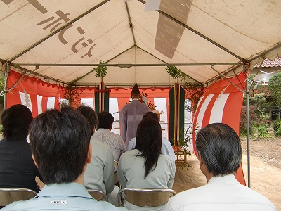 地鎮祭。