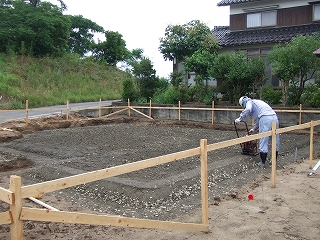 床付け