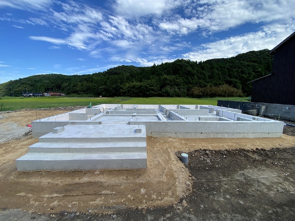 基礎工事　完成