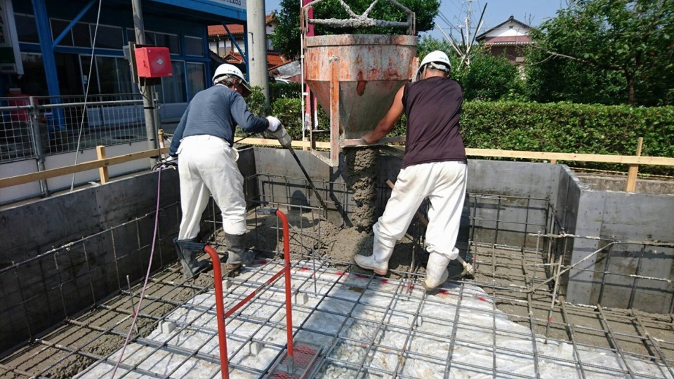 ☆基礎工事　土間コンクリート打設☆