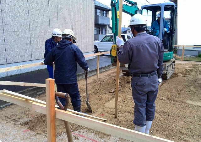 ☆基礎工事（掘り方）☆