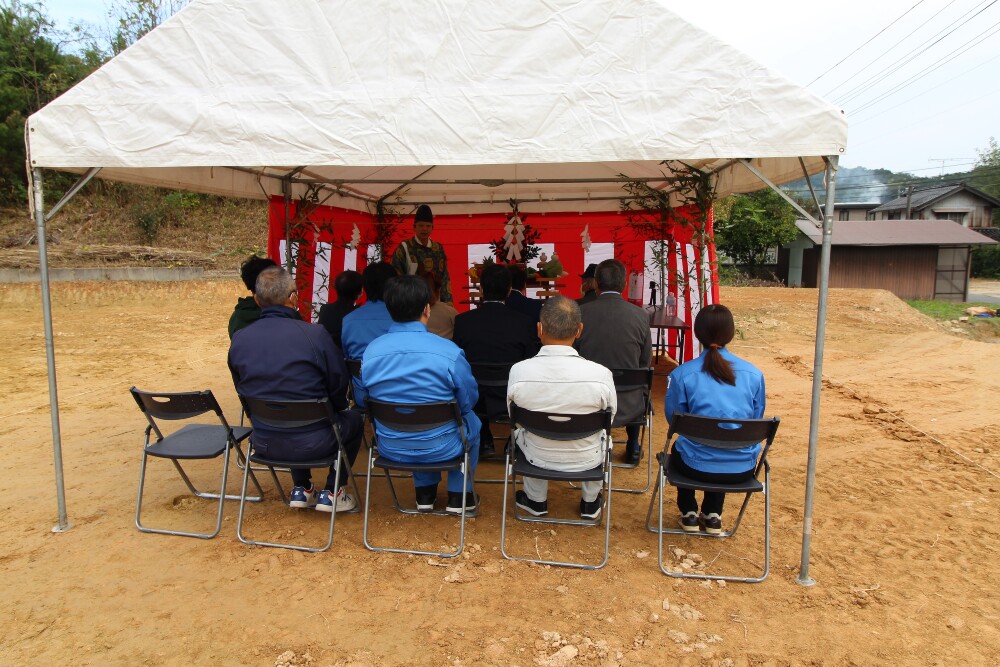 米子市H様邸地鎮祭