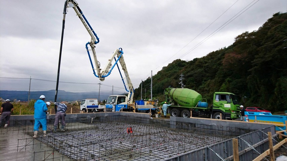 ☆基礎工事　土間コンクリート打設☆