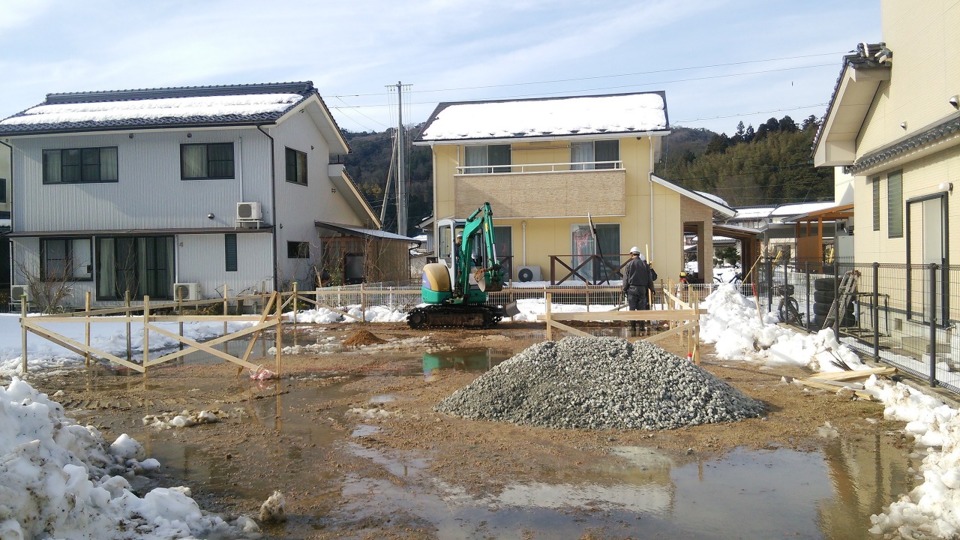 ☆基礎工事　丁張、掘方☆