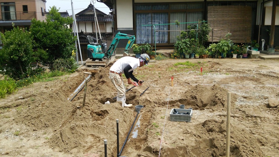 ☆外部　配管工事☆