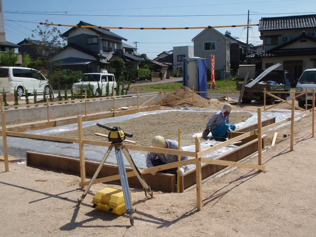 鎮めもの・土間型枠