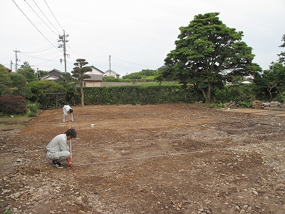 地縄貼り。