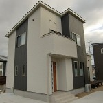 倉吉市内に建つサンクス・モダン住宅