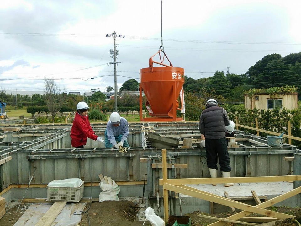 ☆基礎工事　立上打設☆