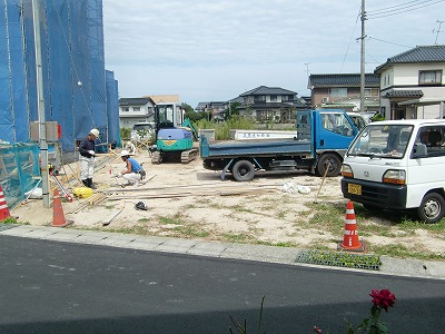 ブロック基礎工事