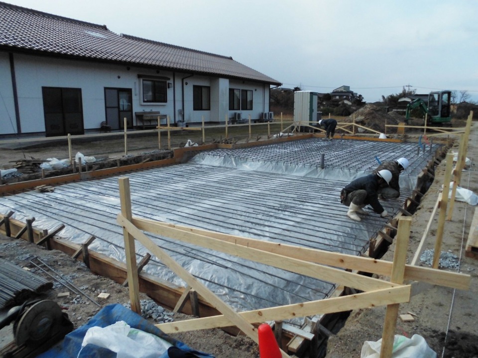 ☆基礎工事　鉄筋組み☆