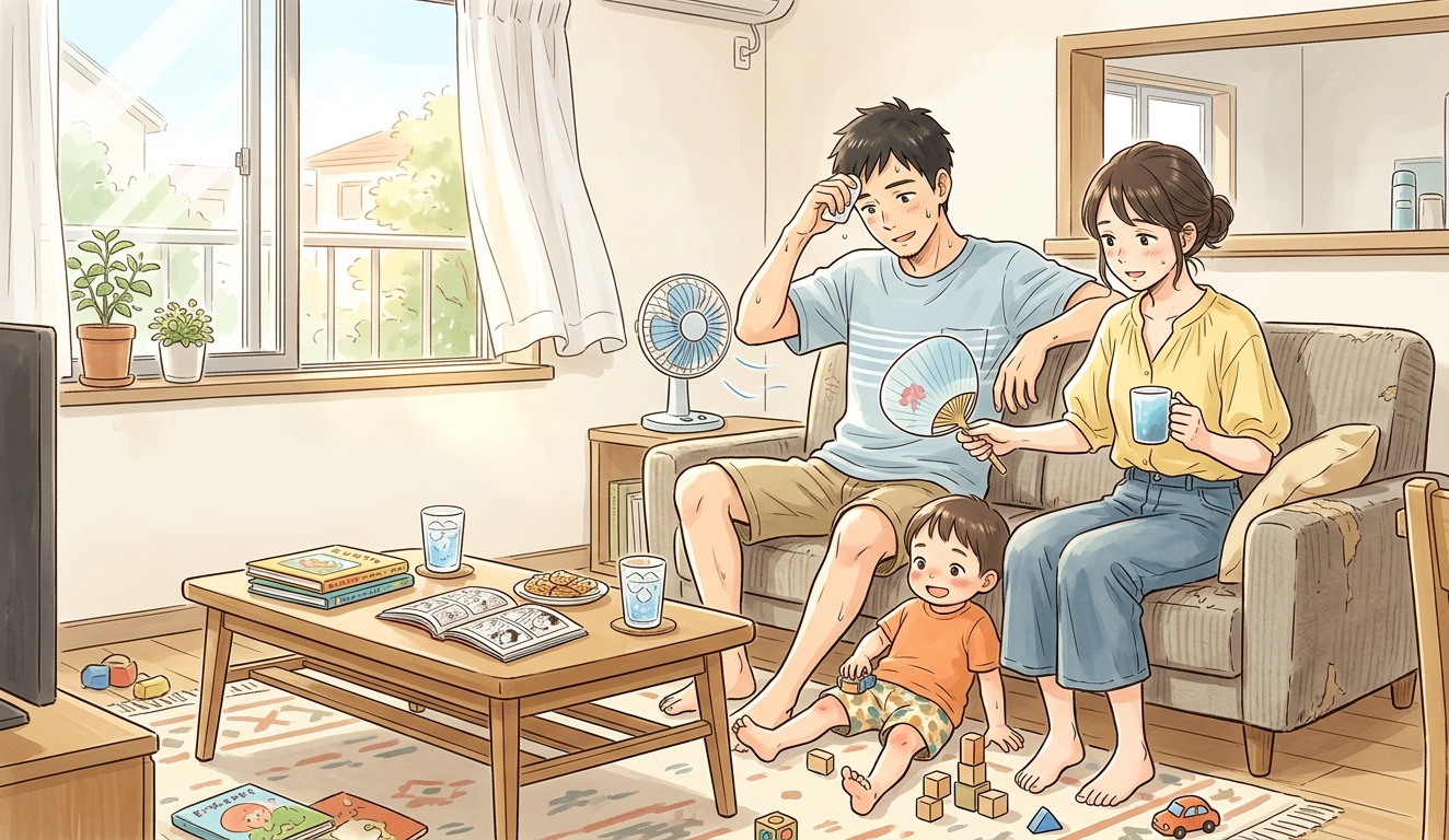 暑さを感じる日