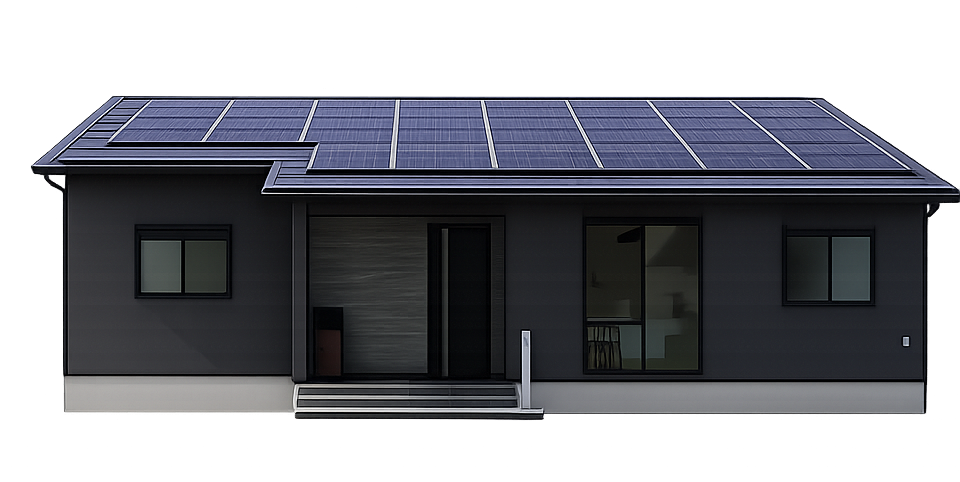 平屋モデルハウス外観イメージ